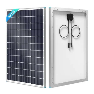 Renogy 16BB N-Type 100 Watt Solar Panel 12V, 25% High-Efficiency
