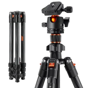 K&F Concept 64"/1.6m Carbon Fiber Camera Tripod